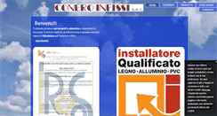 Desktop Screenshot of coneroinfissi.com